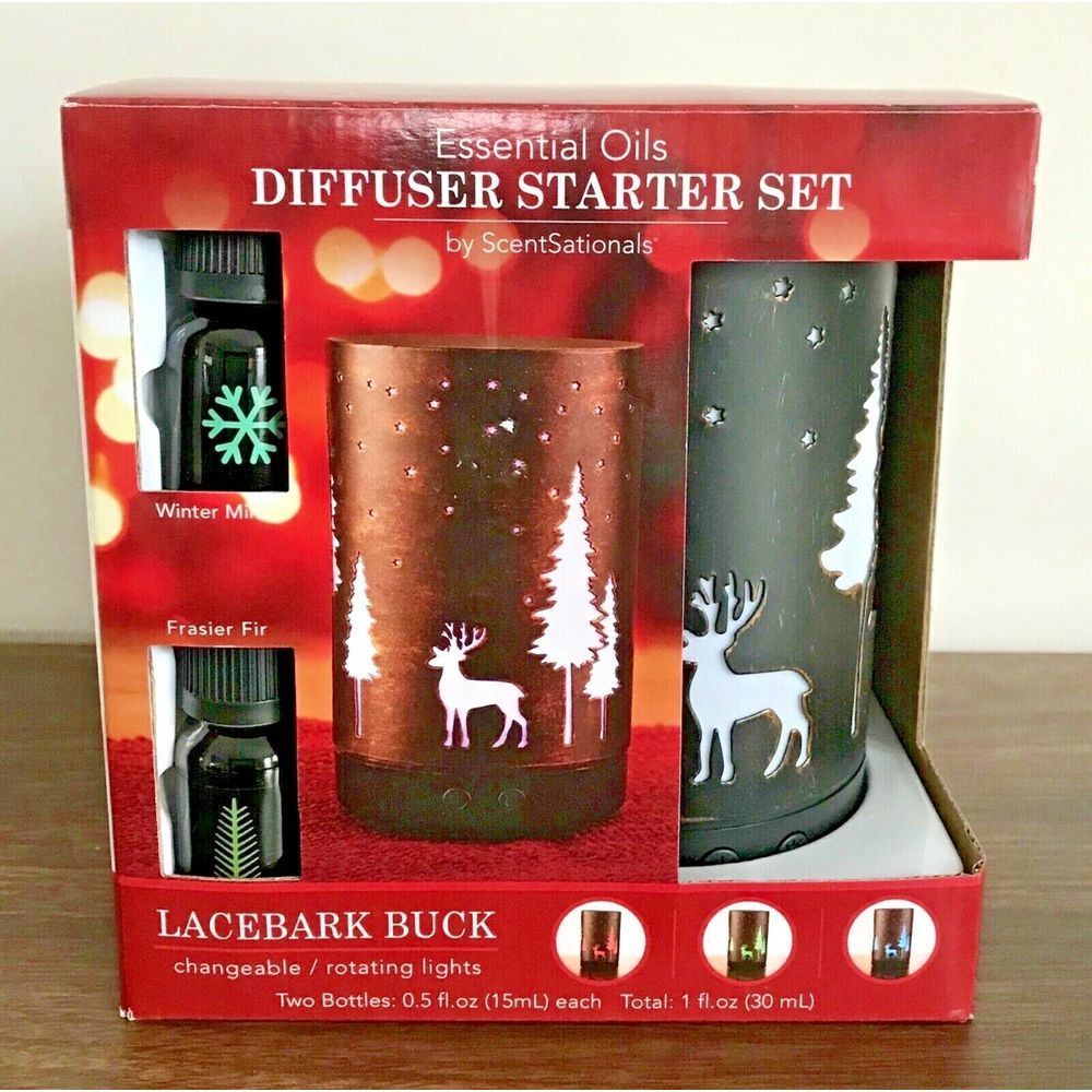 Essential Oils Diffuser Kit, Deer Trees Winter